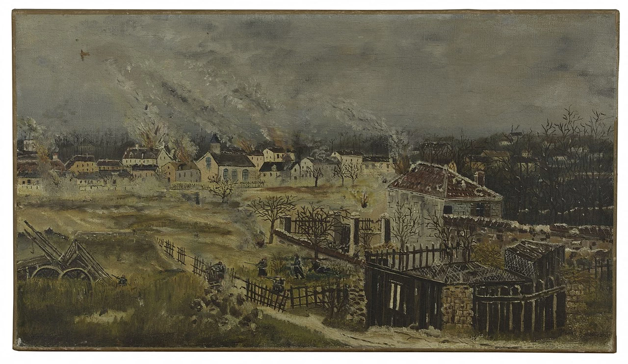 Battaglia di Champigny, 1882 - Musée des beaux, arts de la ville de Paris